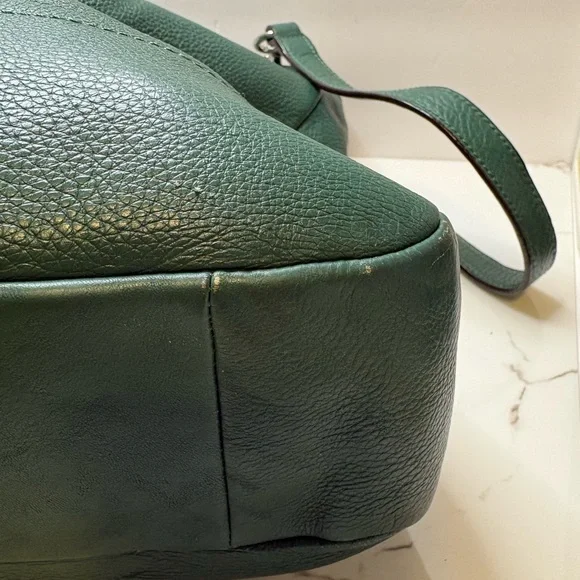 COACH Green Leather Hobo Bag - Picture 3 of 9